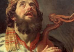 Царь Давид с арфой